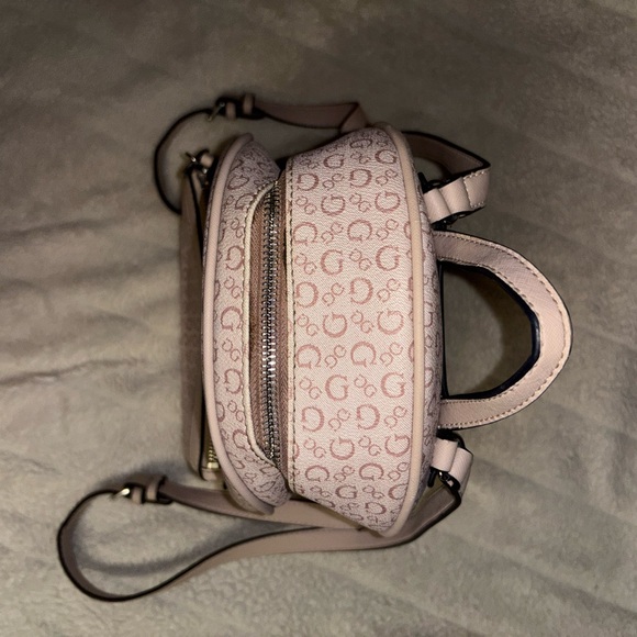 Guess Light Pink Patterned Mini Backpack - Picture 3 of 7